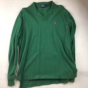Men’s long sleeve polo